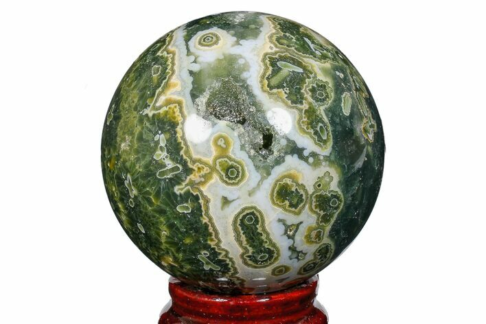 Unique Ocean Jasper Sphere - Madagascar #168663